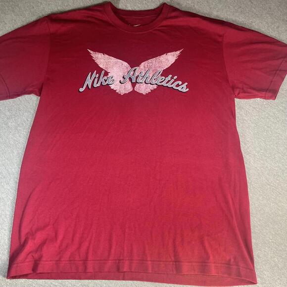 Nike Other - Nike Athletics Men’s Large Red Loose Fit T-Shirt Size Large Nike Apparel Nike
